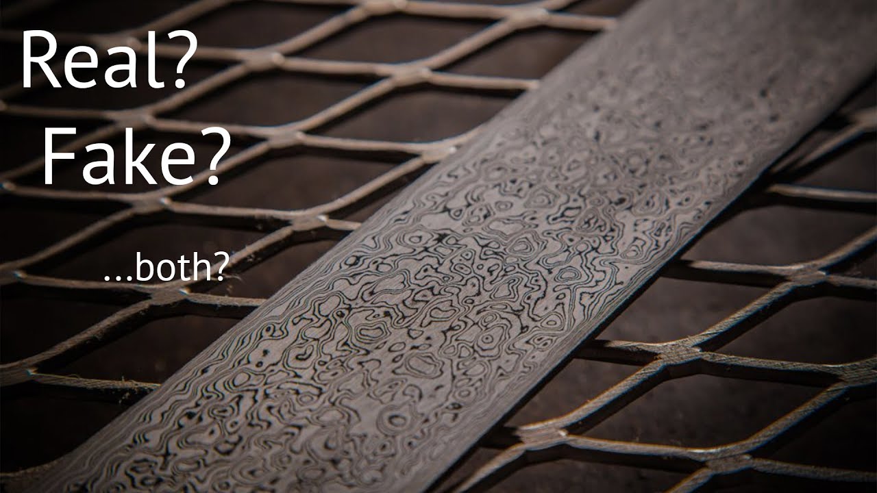The Difference Between a Real and a Fake Damascus Steel Knife